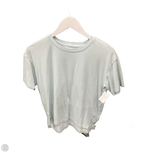 Athletic Top Short Sleeve By Flx In Blue, Size: Xs