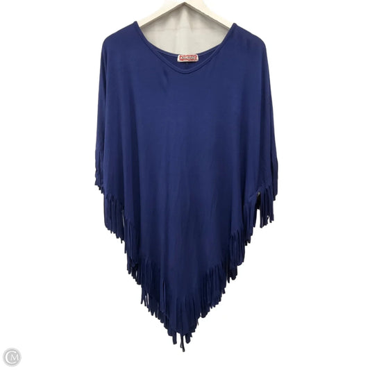 Shawl By Clothes Mentor In Blue, Size: Osfm