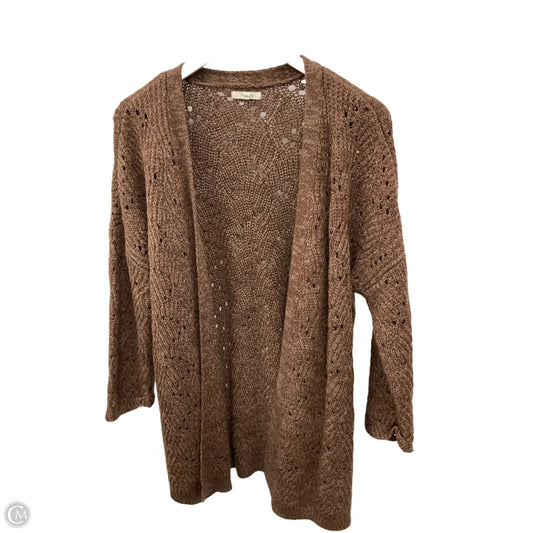Sweater Cardigan By Maurices In Mauve, Size: Xl