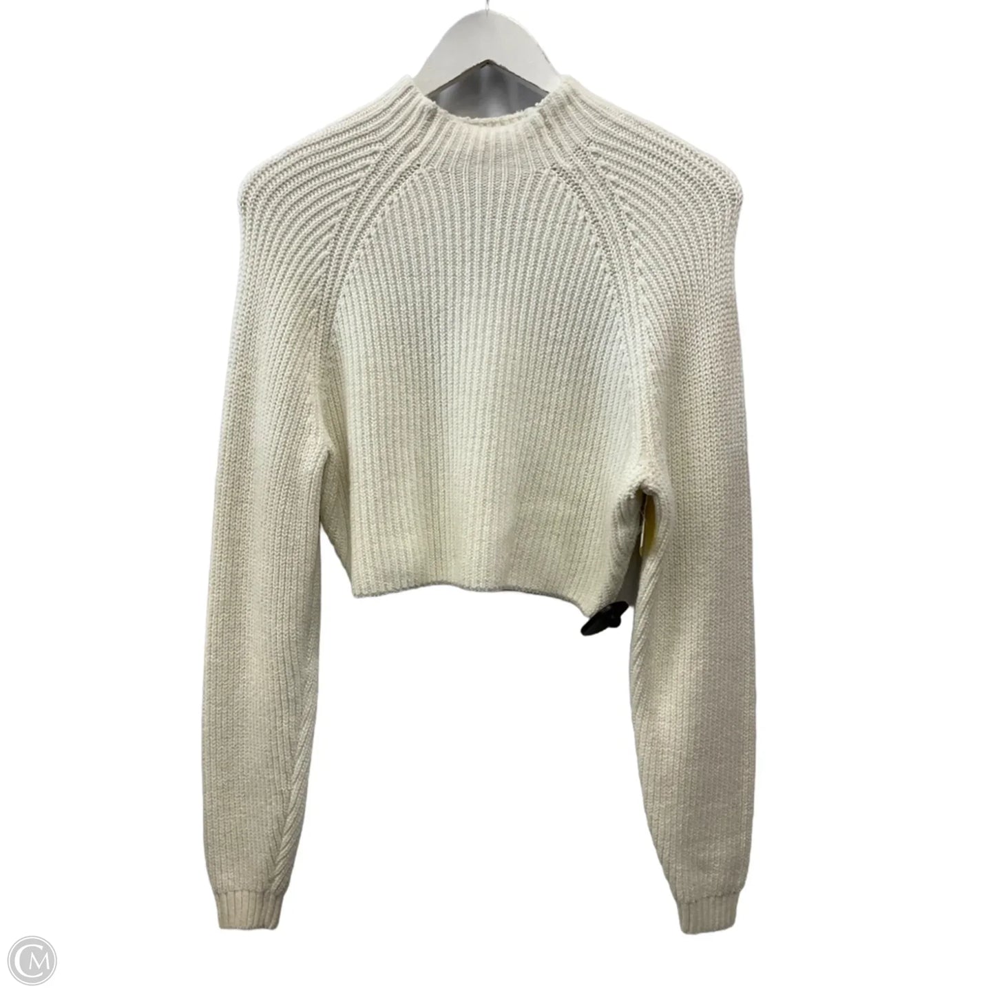 Sweater By Hollister In White, Size: Xs
