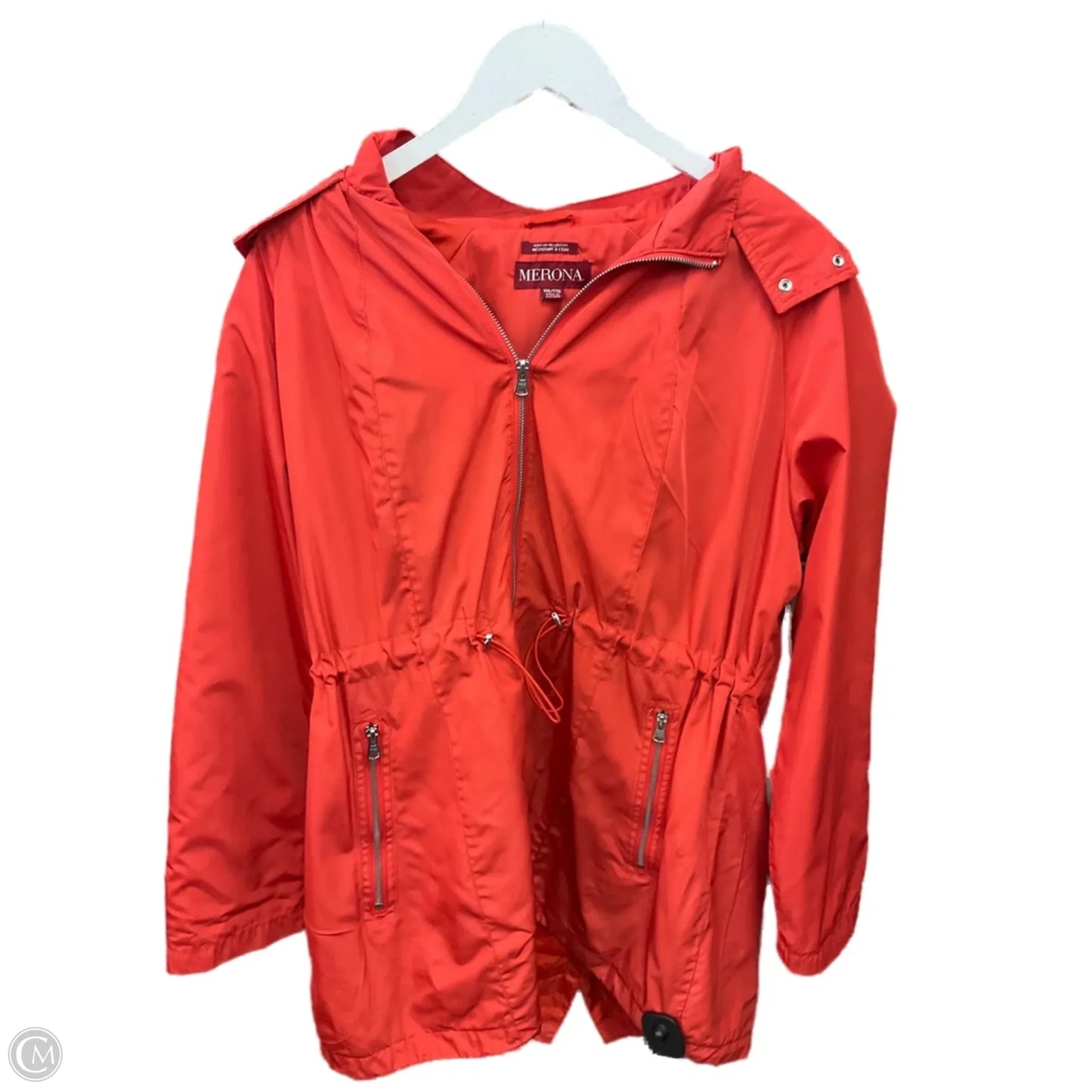 Jacket Utility By Merona In Orange, Size: Xxl
