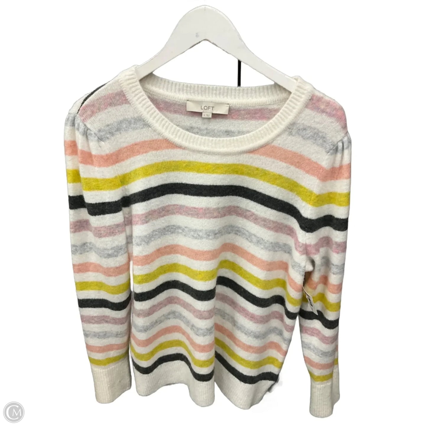 Sweater By Loft In Striped Pattern, Size: Xl