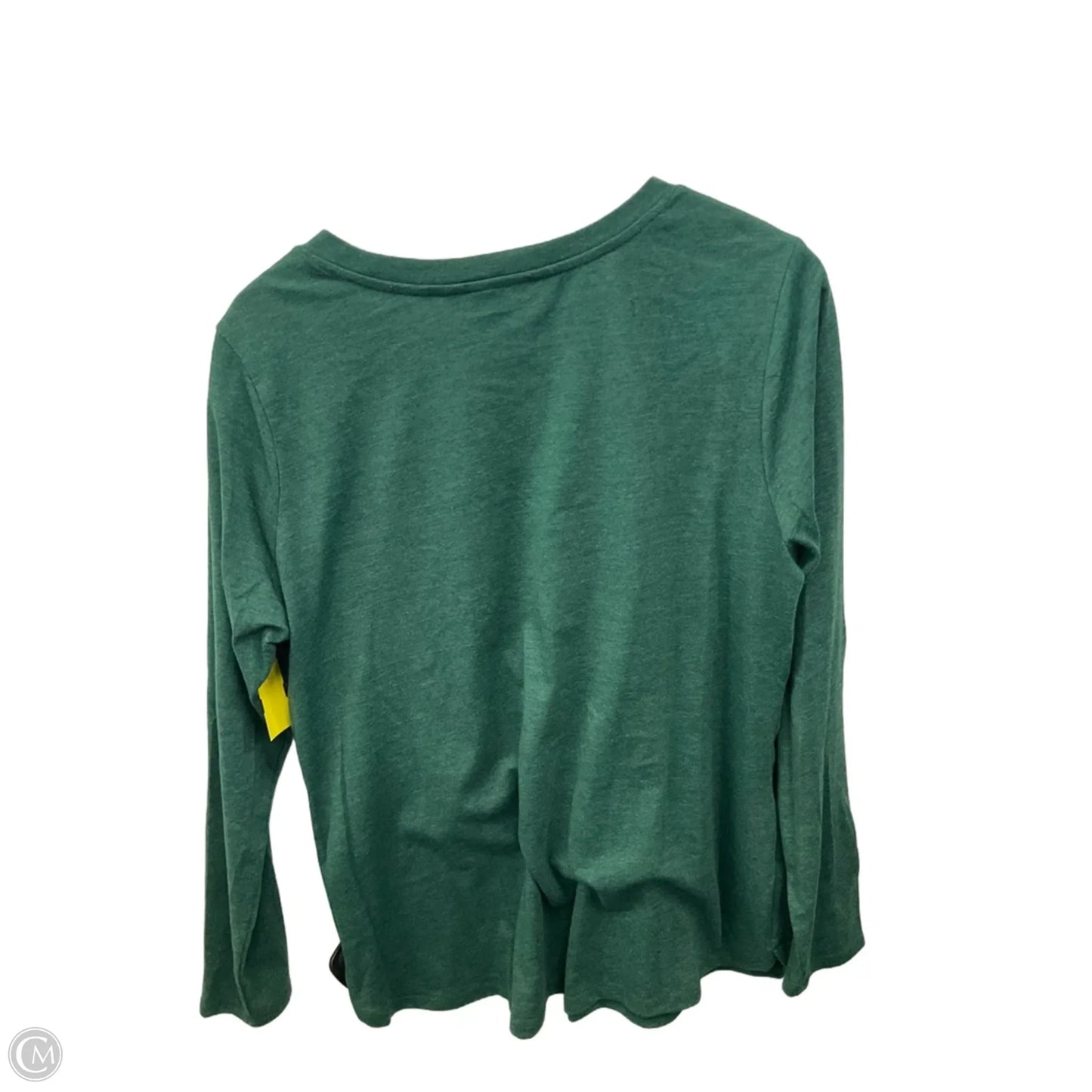 Top Long Sleeve By Christopher And Banks In Green, Size: Xl