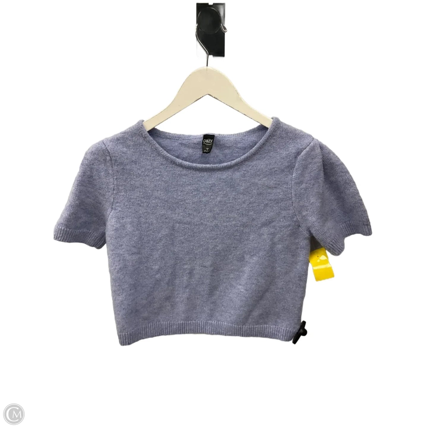 Sweater Short Sleeve By Dazy In Purple, Size: S