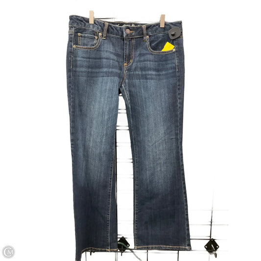 Jeans Boyfriend By American Eagle In Blue Denim, Size: 14