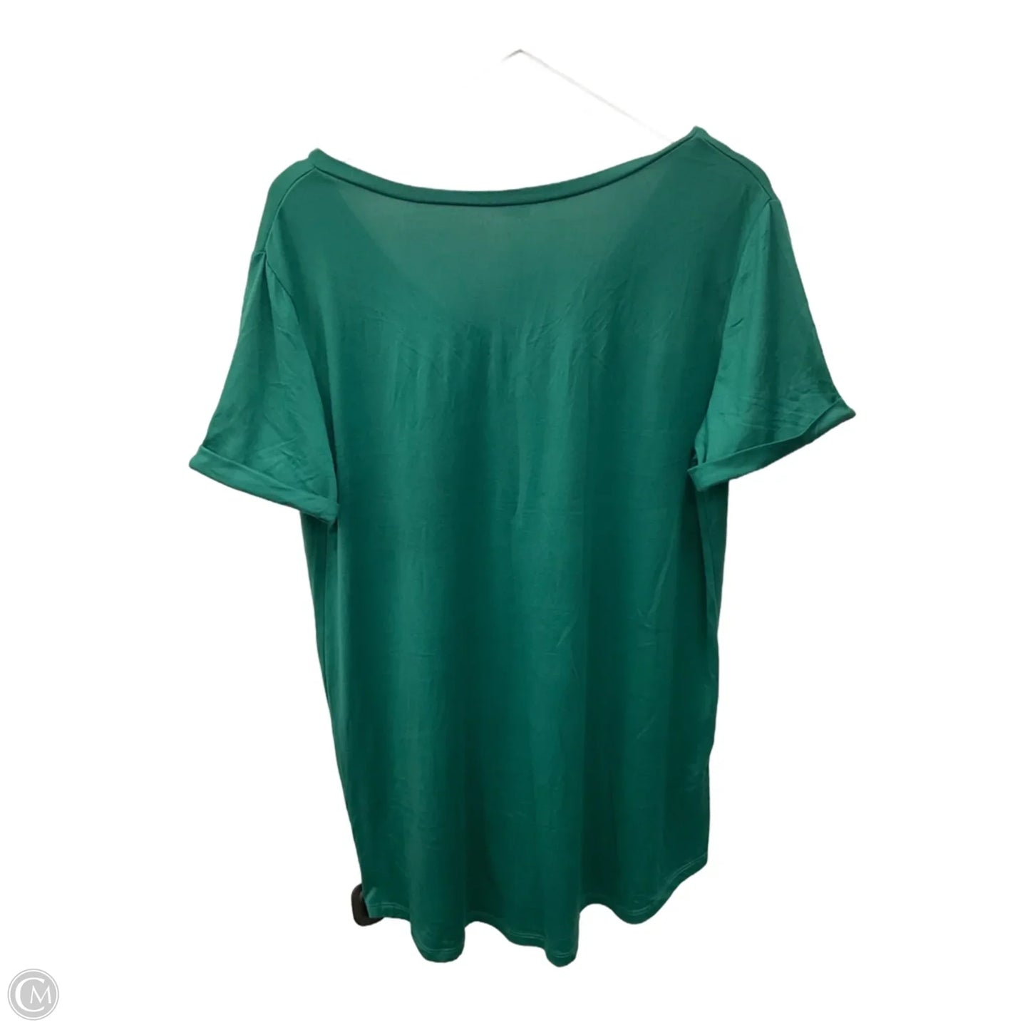 Top Short Sleeve By Clothes Mentor In Green, Size: Xl