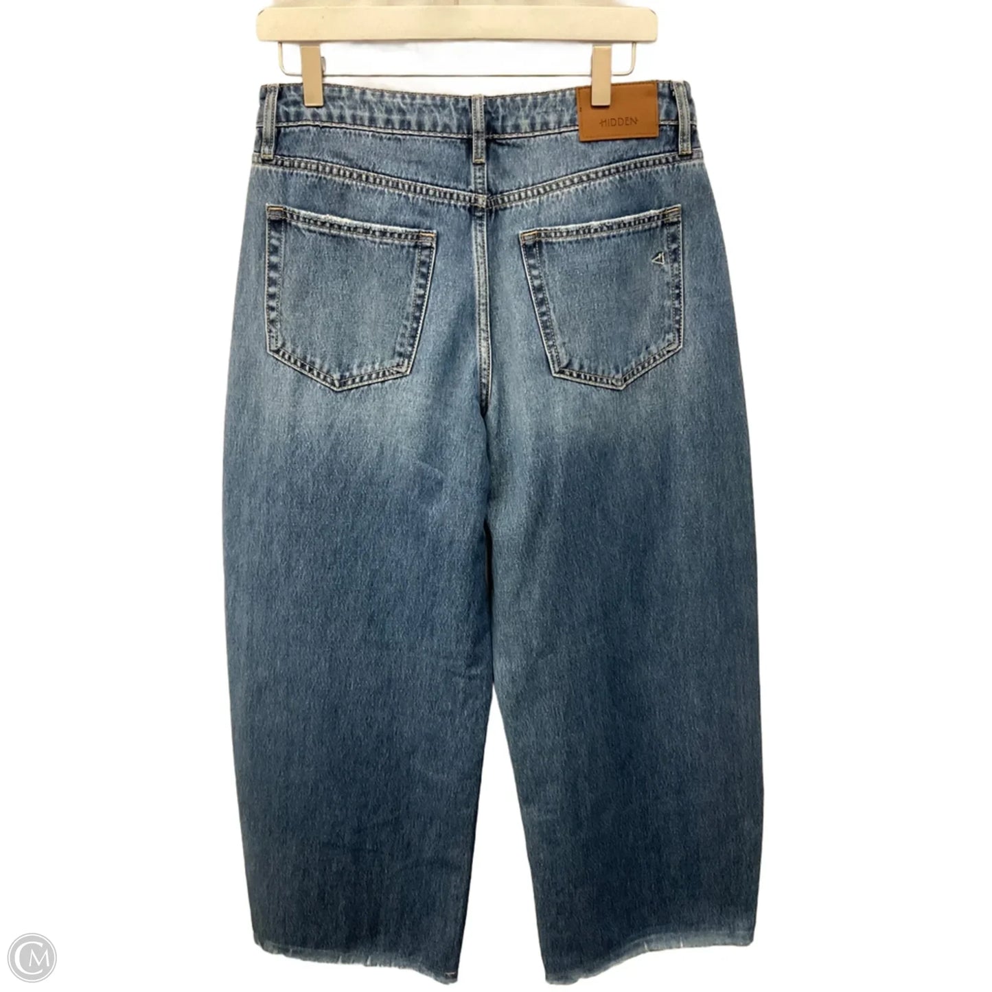 Jeans Wide Leg By Hidden In Blue Denim, Size: 4