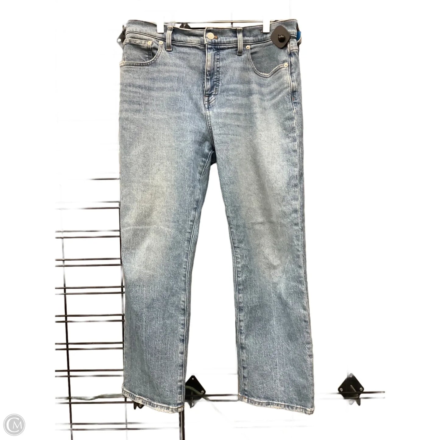 Jeans Straight By Madewell In Blue Denim, Size: 12p