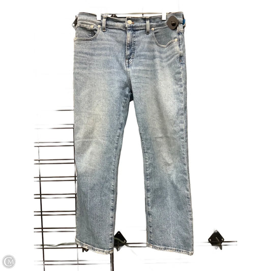 Jeans Straight By Madewell In Blue Denim, Size: 12p