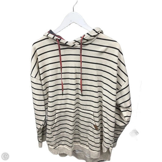 Top Long Sleeve By Maurices In Striped Pattern, Size: 1x