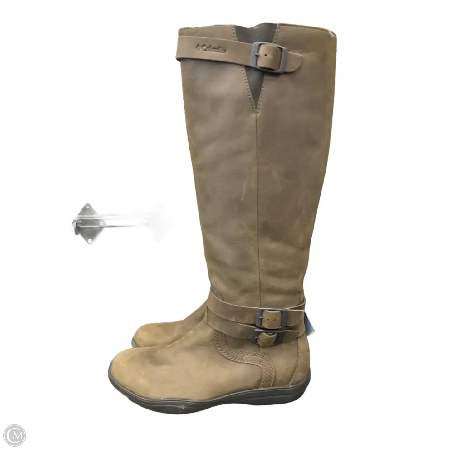 Boots Mid-calf Flats By Columbia In Green, Size: 6.5