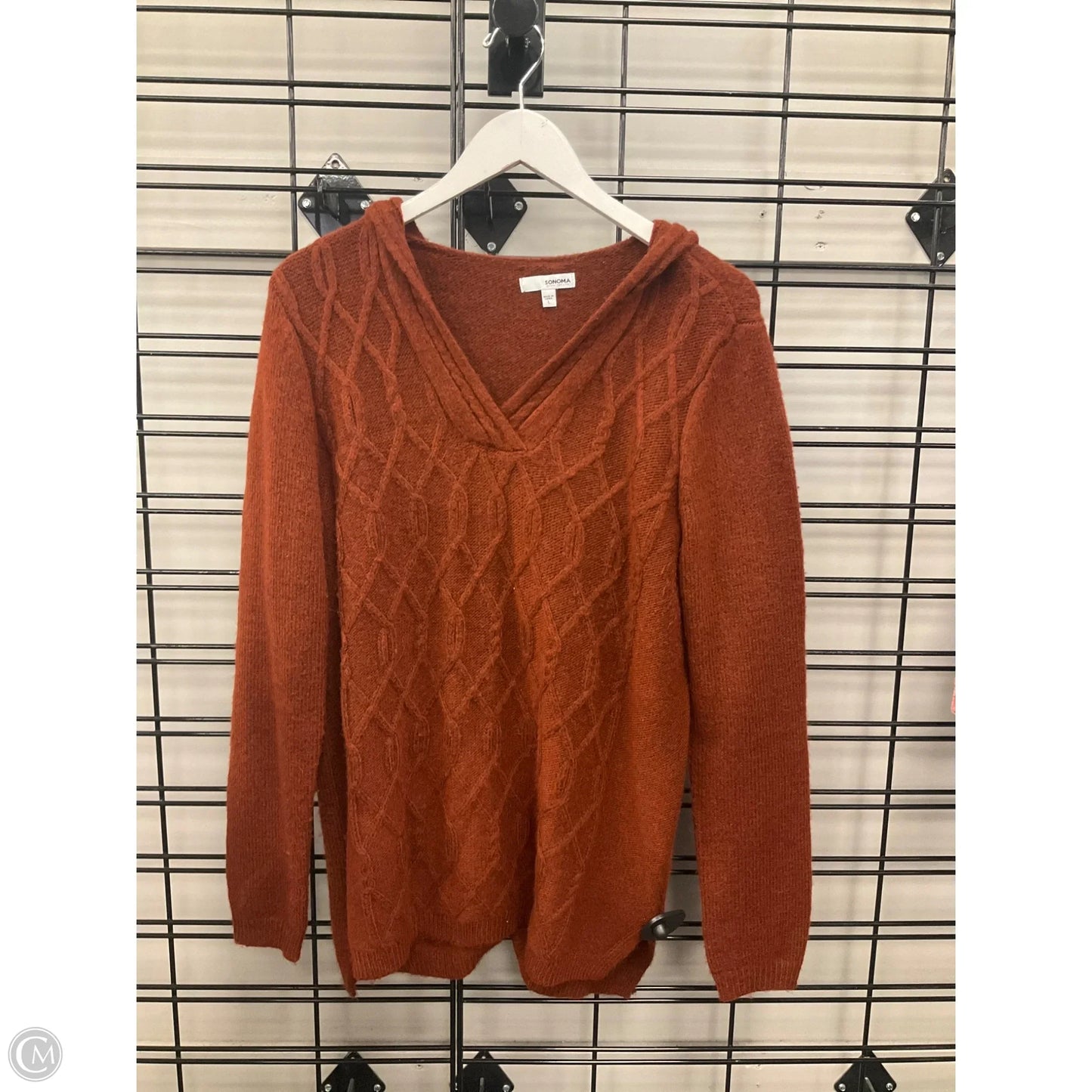 Sweater By Sonoma In Orange, Size: L