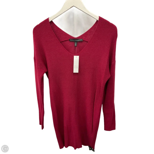 Dress Sweater By White House Black Market In Maroon, Size: S