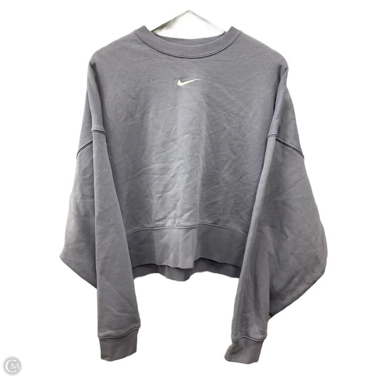 Sweatshirt Crewneck By Nike Apparel In Purple, Size: M