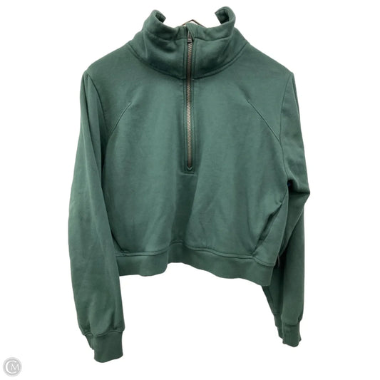 Sweatshirt Collar By All In Motion In Green, Size: L