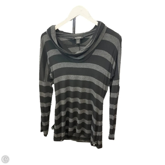 Top Long Sleeve By White House Black Market In Black, Size: Xs