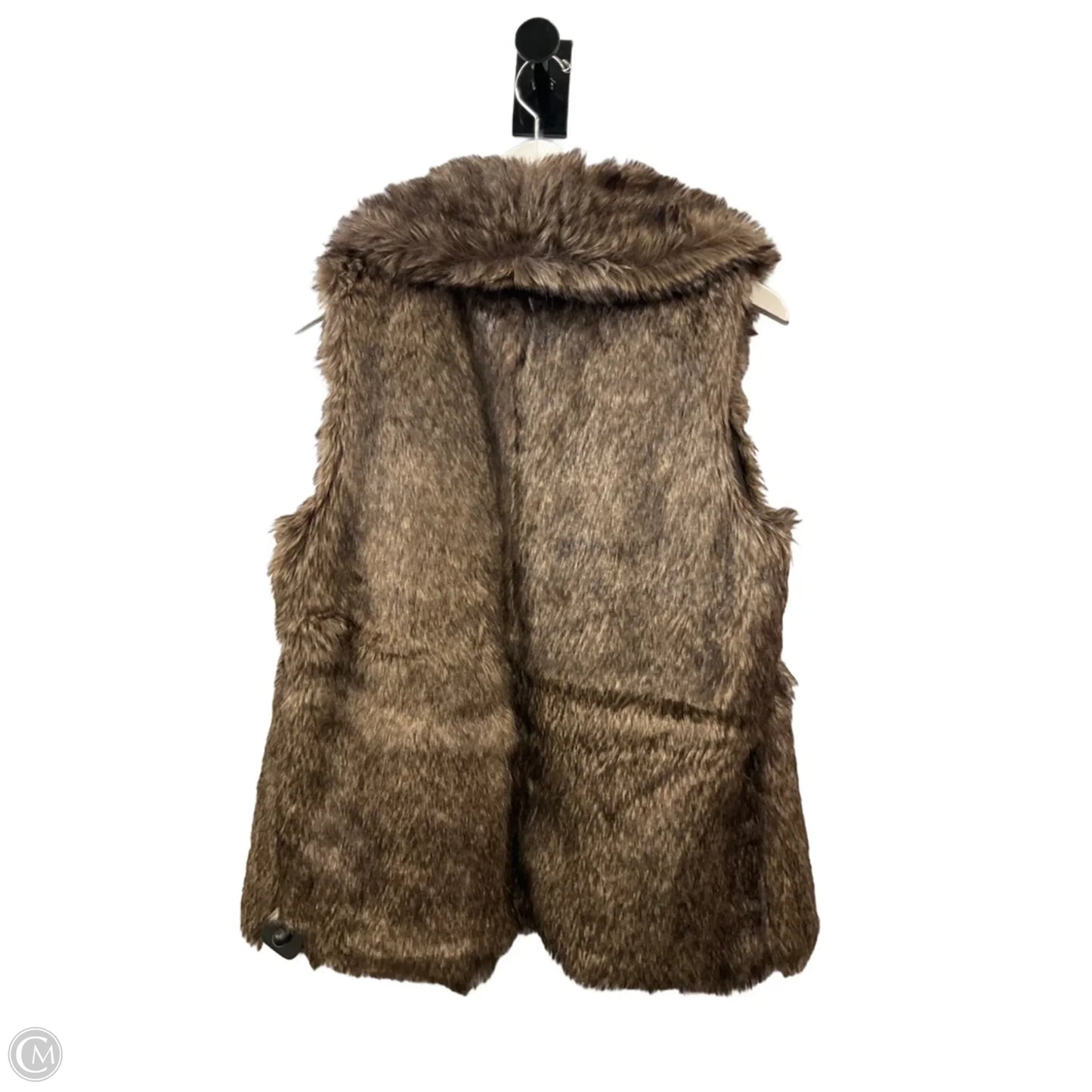 Vest Faux Fur & Sherpa By Altard State In Animal Print, Size: L