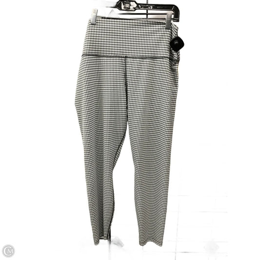 Athletic Leggings By Nike In Black & White, Size: Xl