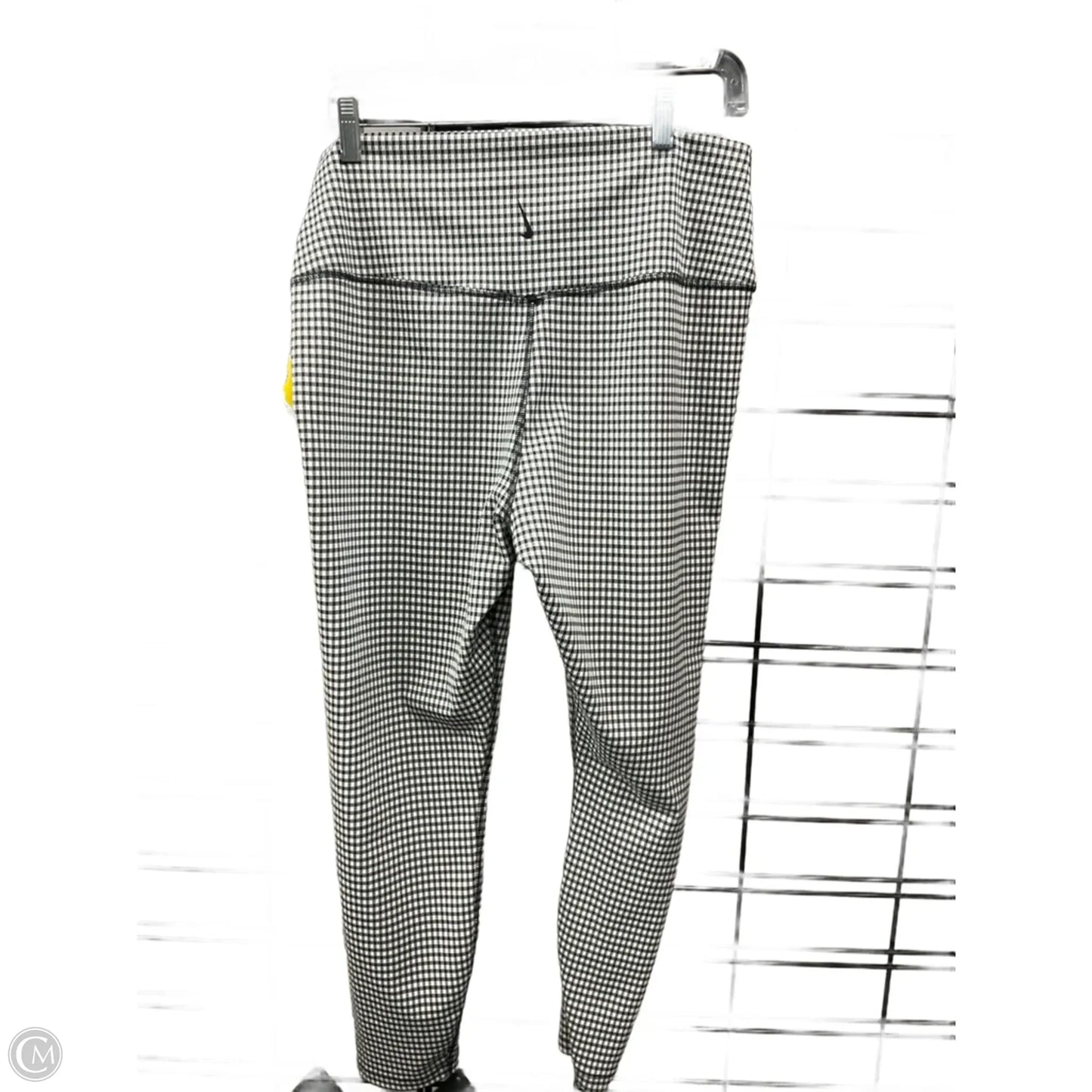 Athletic Leggings By Nike In Black & White, Size: Xl