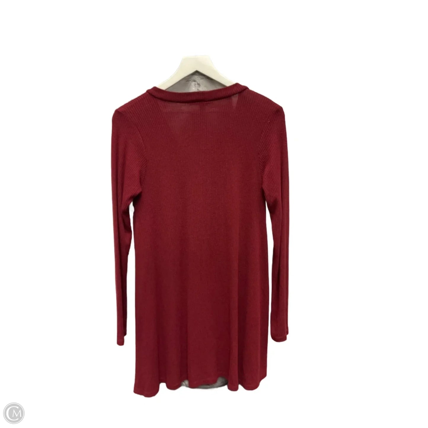 Tunic Long Sleeve By Lulus In Red, Size: Xs