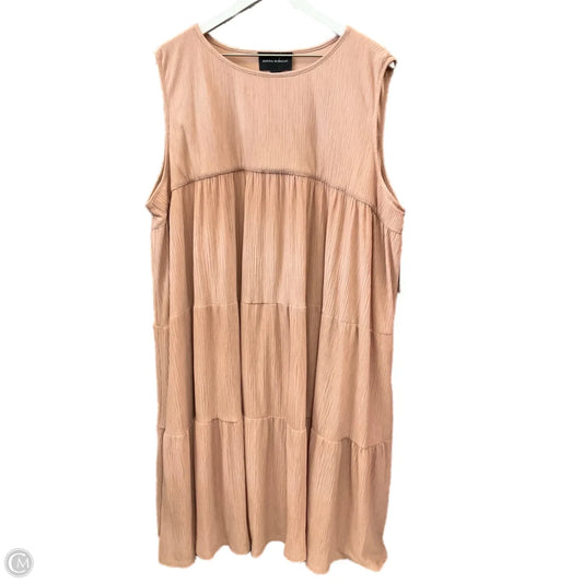Dress Casual Maxi By Donna Morgan In Beige, Size: 22