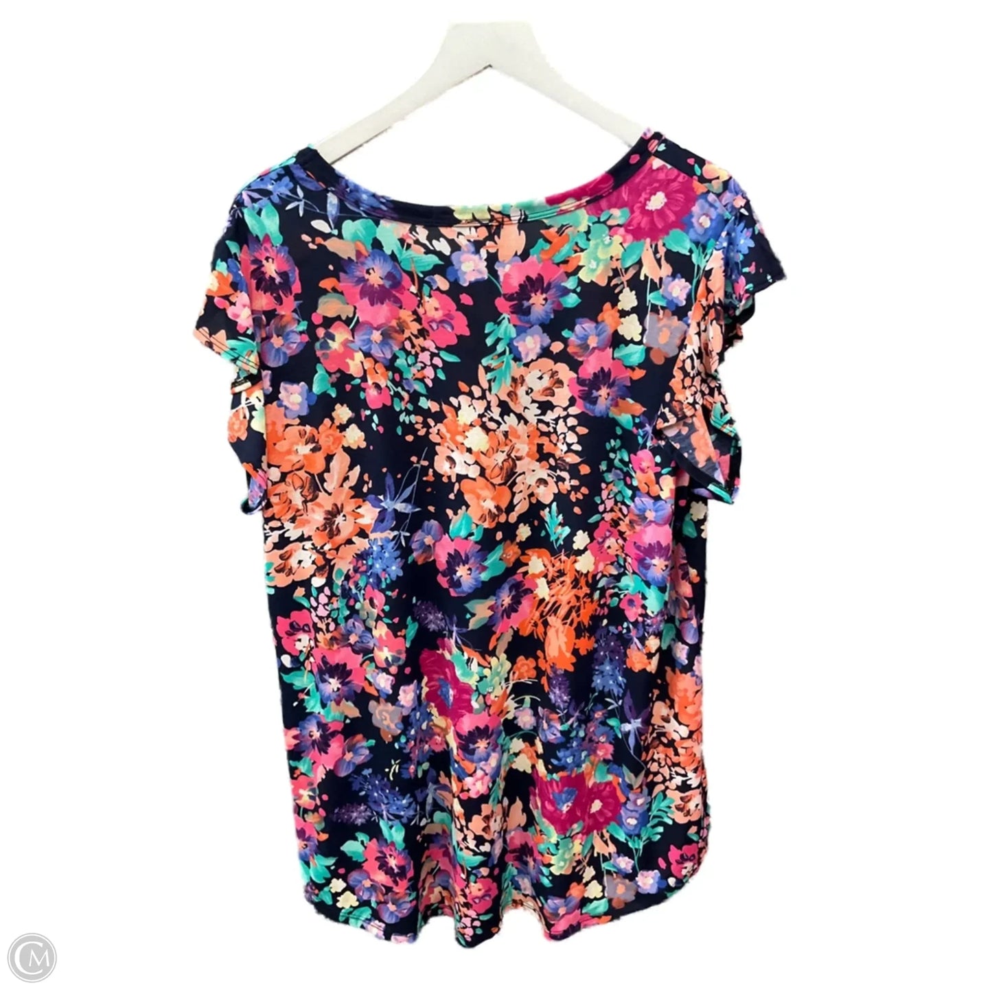 Top Short Sleeve By Heimish Usa In Blue, Size: 3x