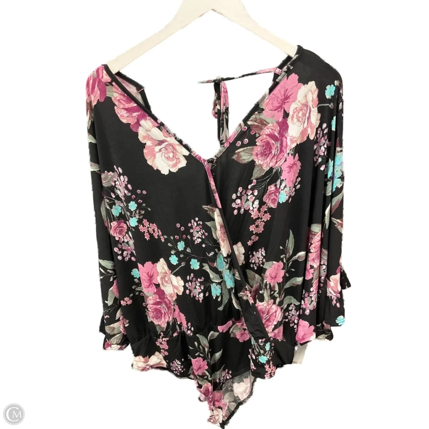 Bodysuit By White Birch In Black, Size: 3x