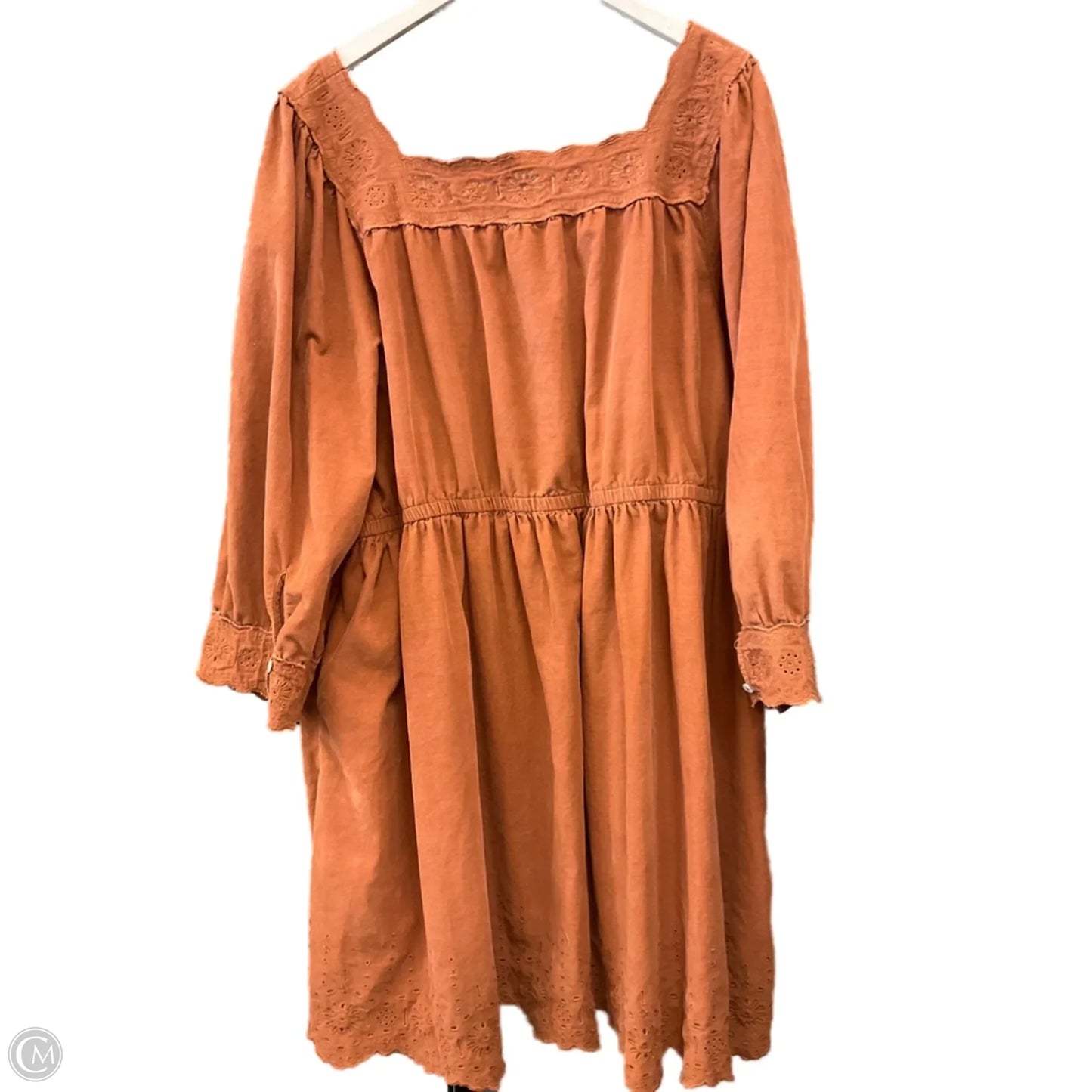 Dress Casual Midi By Madewell In Brown, Size: 3x