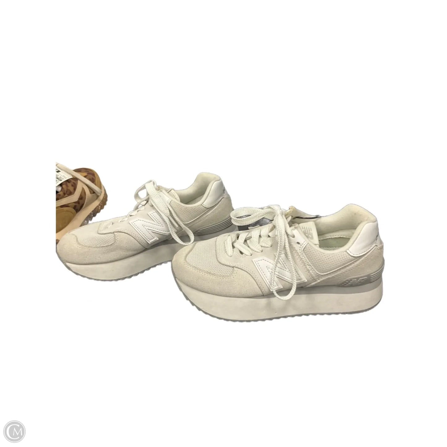 Shoes Sneakers By New Balance In White, Size: 8