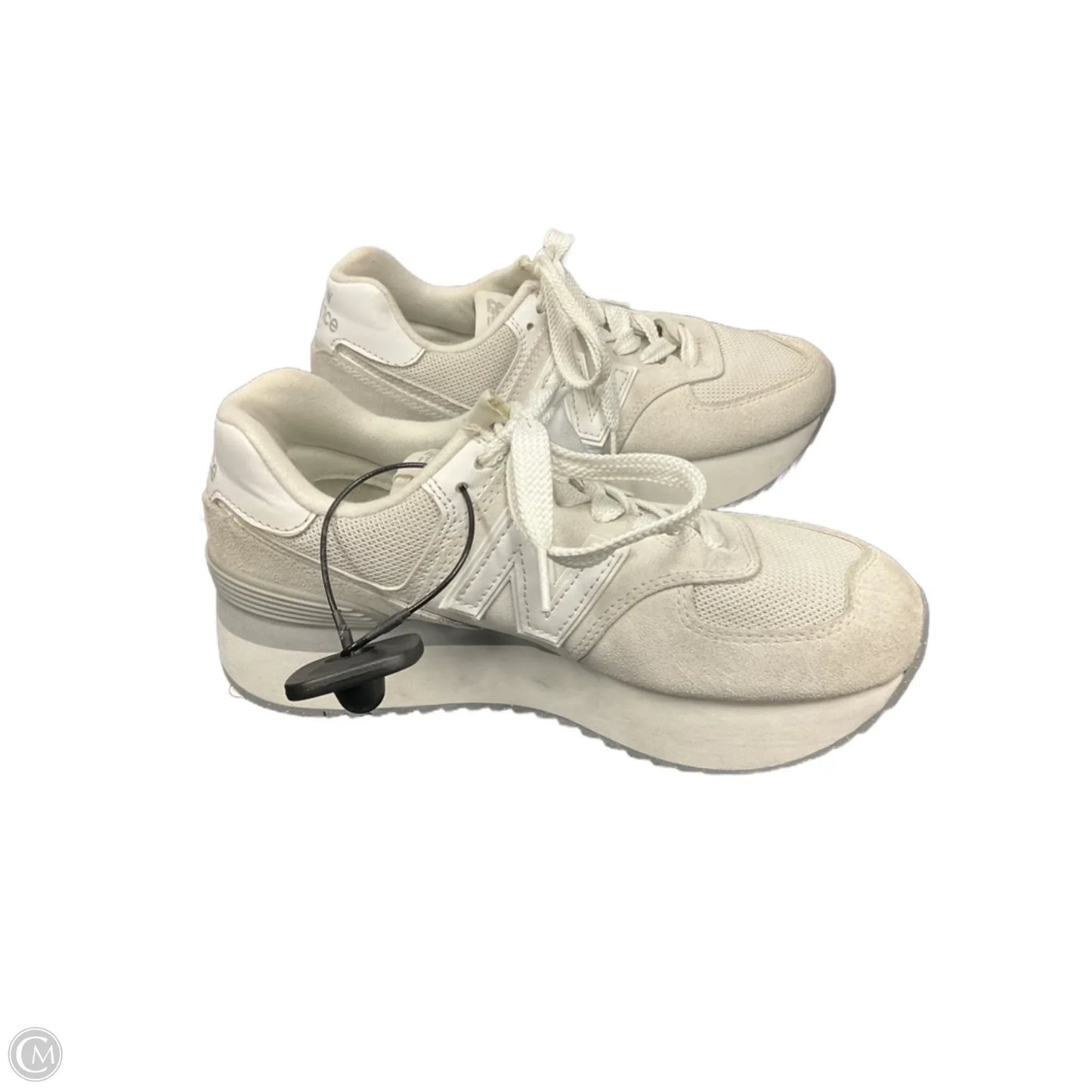 Shoes Sneakers By New Balance In White, Size: 8