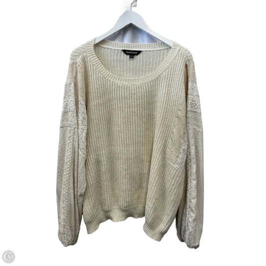 Sweater By Davi & Dani In Cream, Size: 3x