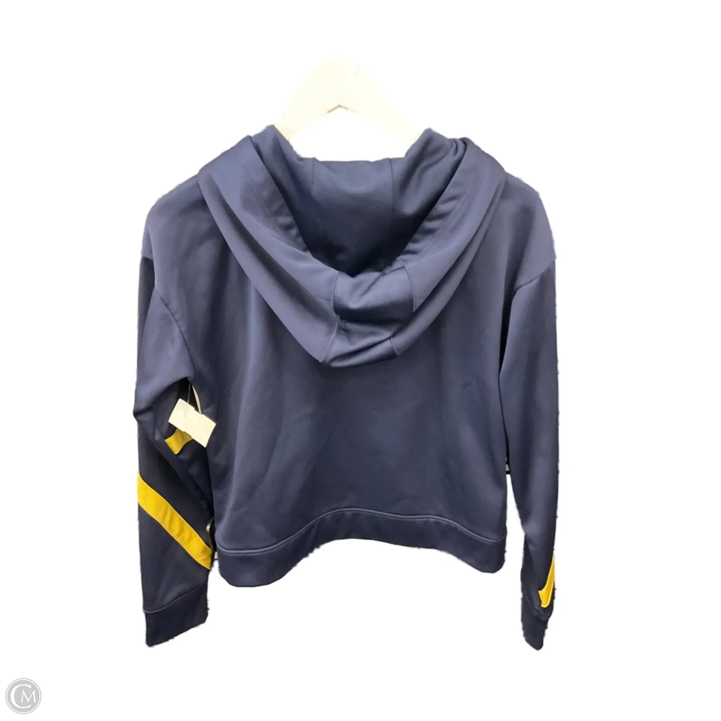 Athletic Sweatshirt Hoodie By Under Armour In Navy, Size: S