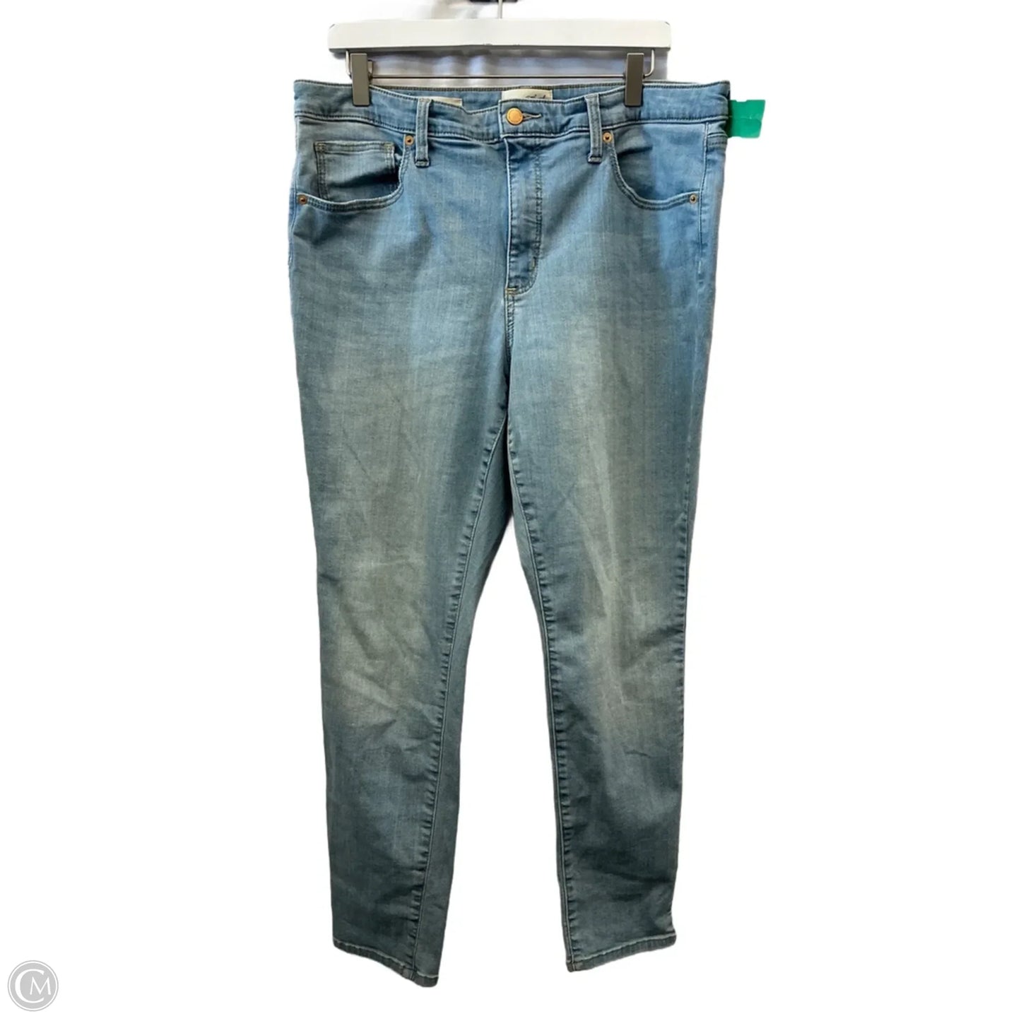 Jeans Skinny By Universal Thread In Blue Denim, Size: 16