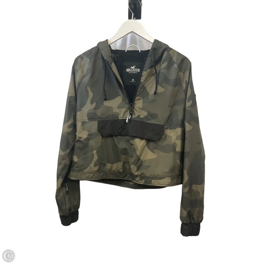 Jacket Windbreaker By Hollister In Camouflage Print, Size: M