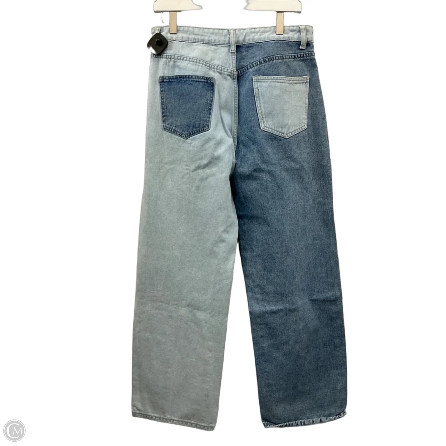 Jeans Straight By Shein In Blue Denim, Size: 10