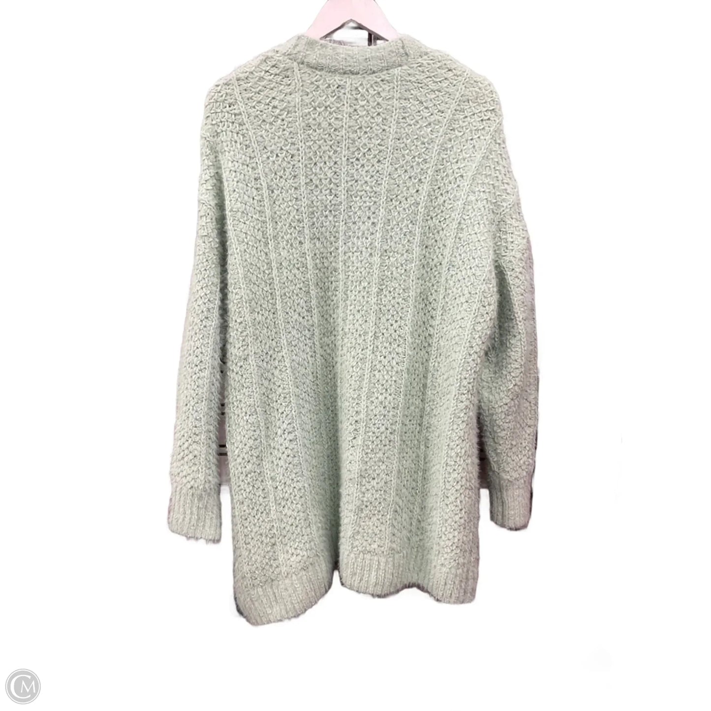 Sweater Cardigan By Lane Bryant In Green, Size: 3x