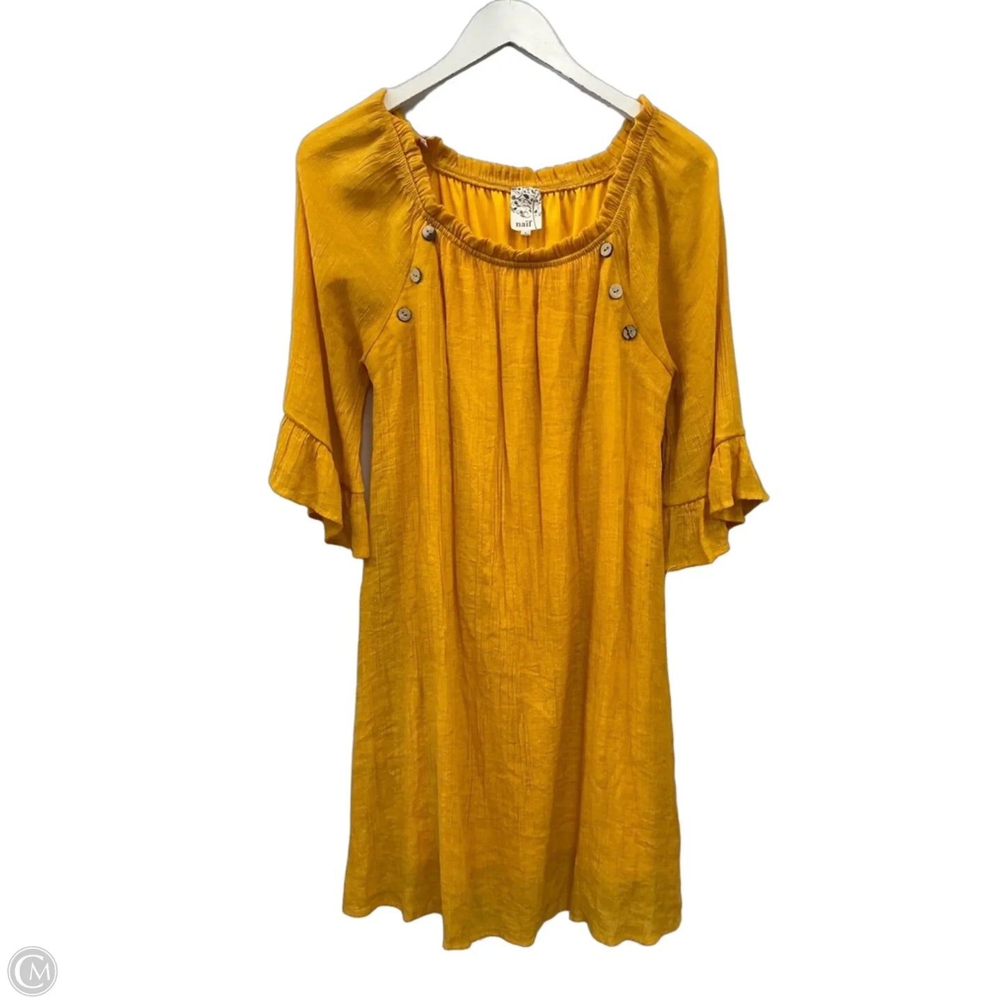 Dress Casual Short By Naif In Yellow, Size: L