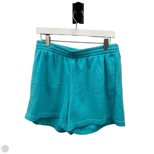Athletic Shorts By Champion In Aqua, Size: M