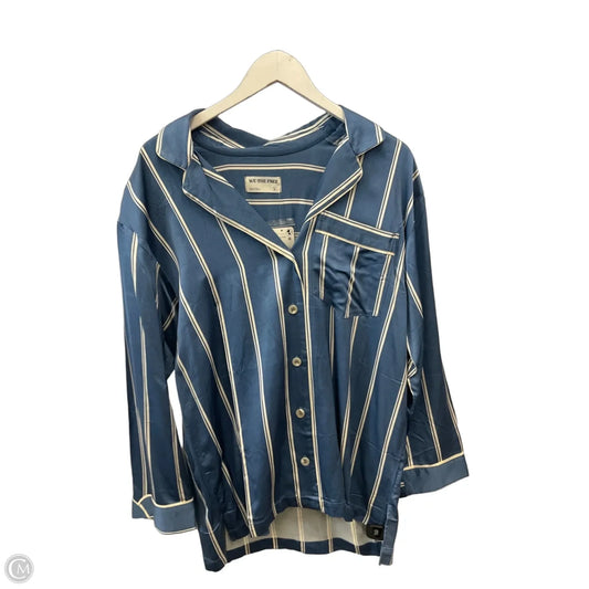 Blouse Long Sleeve By We The Free In Blue, Size: S