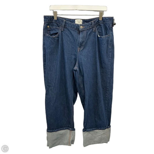 Jeans Designer By Kate Spade In Blue Denim, Size: 12