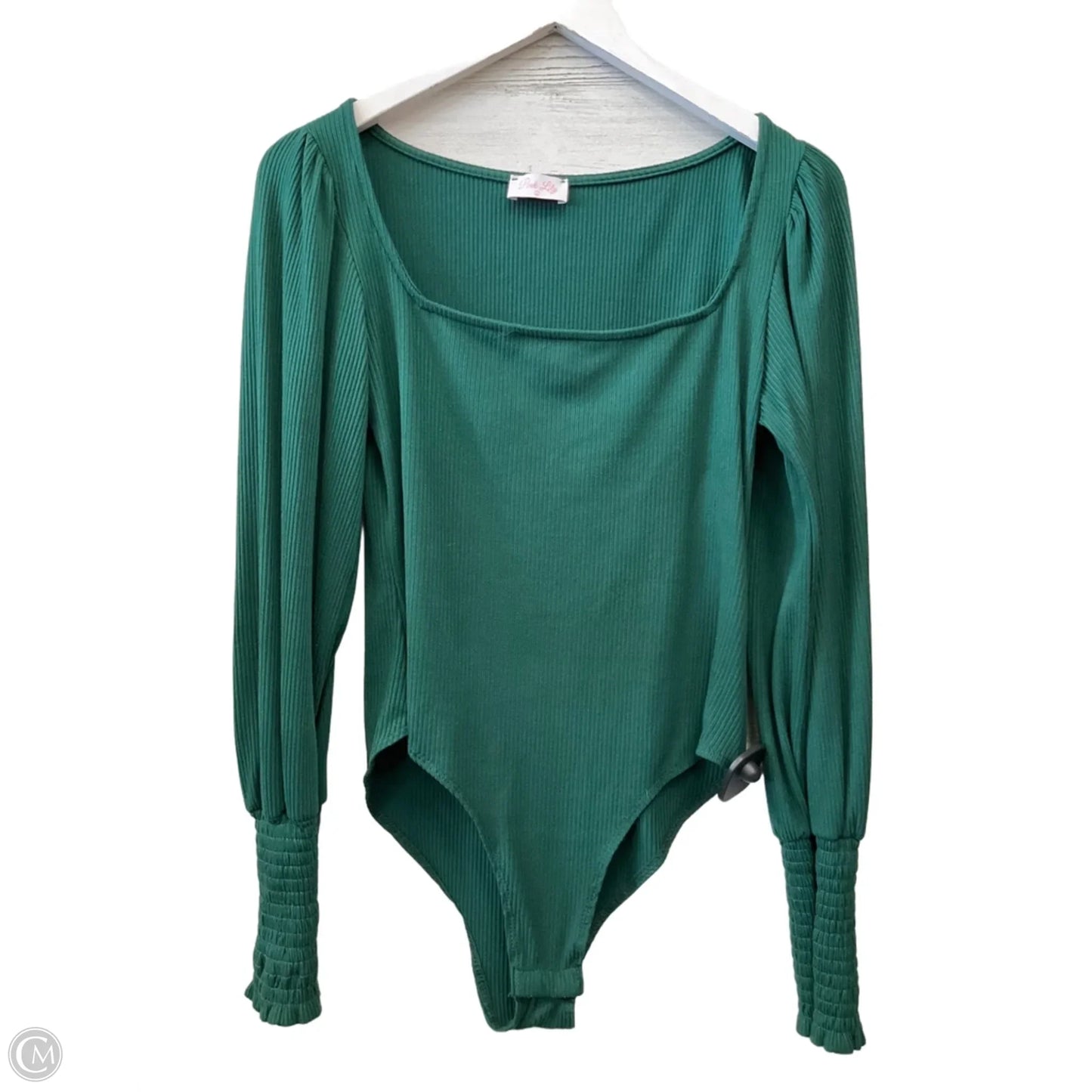 Bodysuit By Pink Lily In Green, Size: L