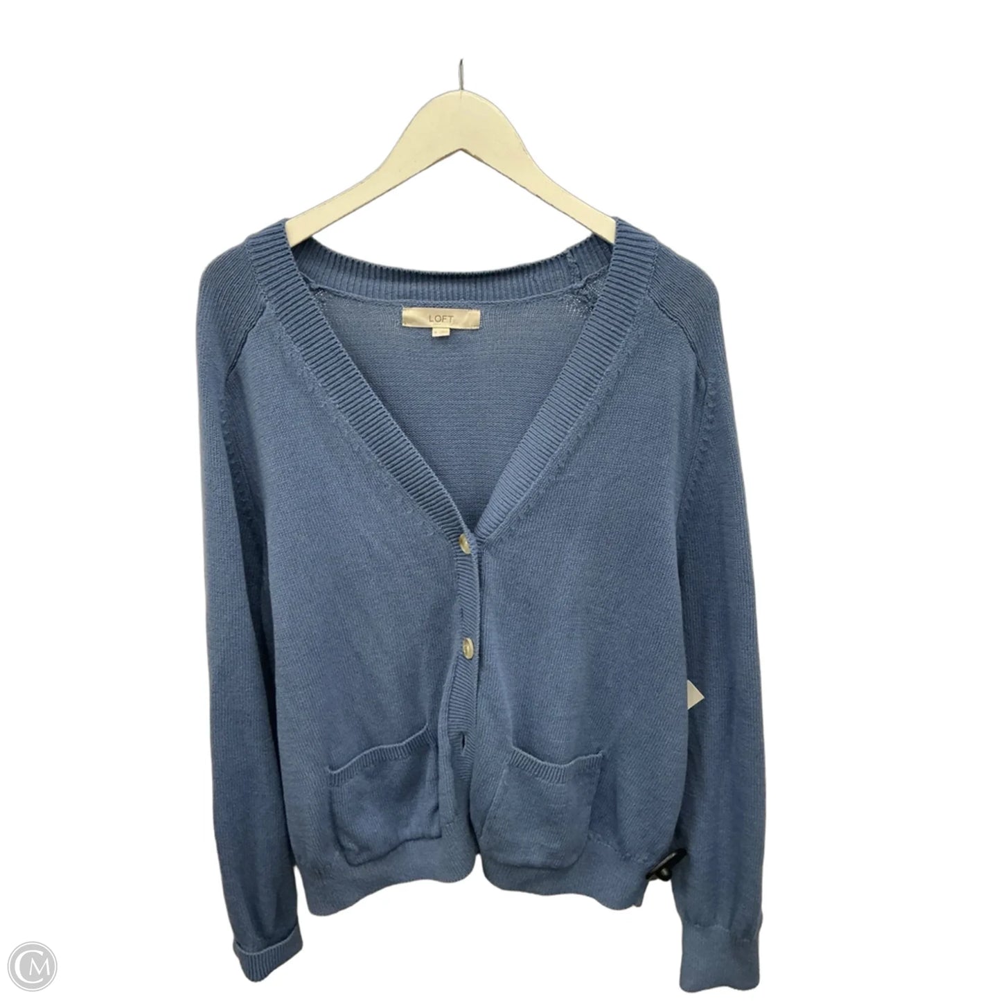Cardigan By Loft In Blue, Size: Xl