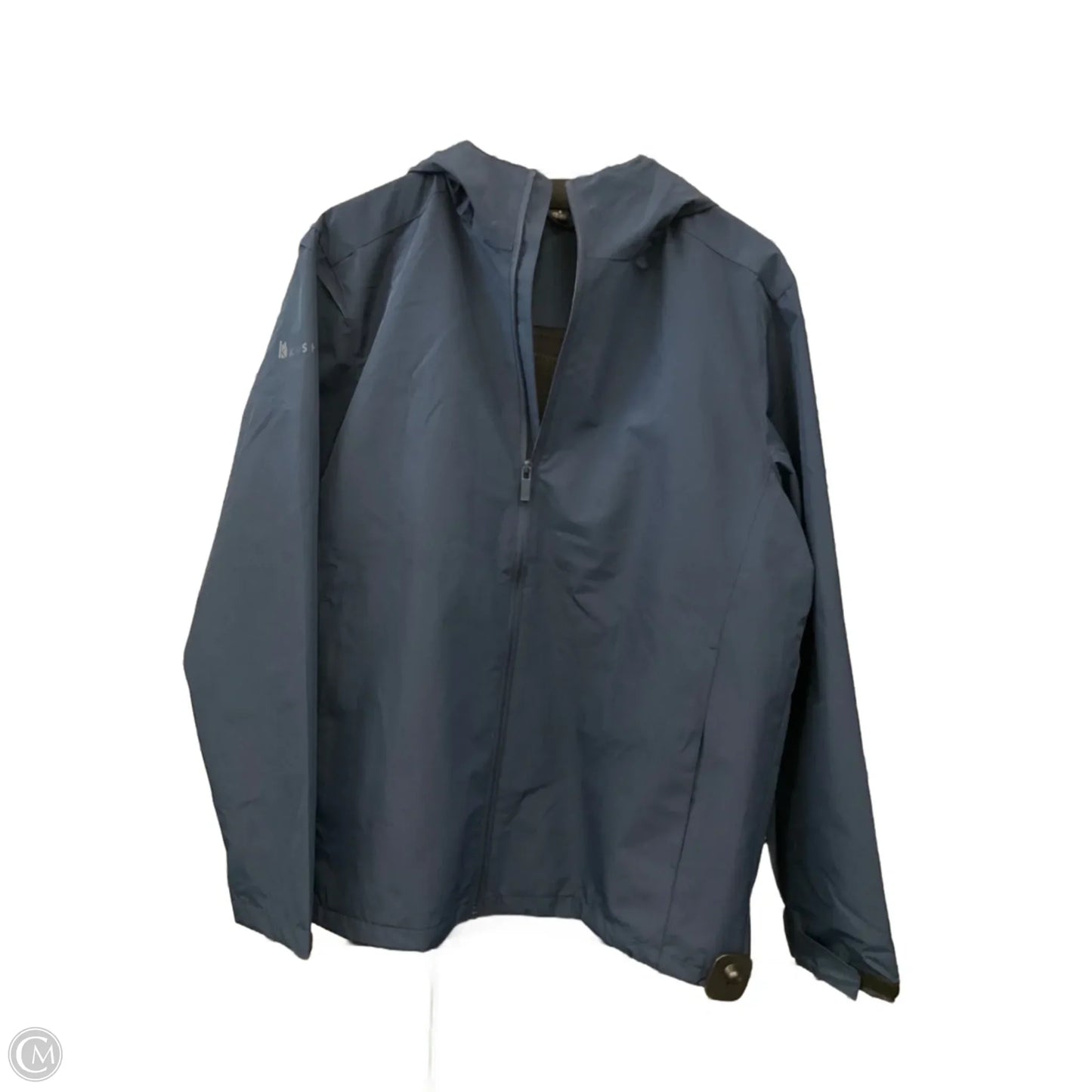 Jacket Windbreaker By Clothes Mentor In Navy, Size: L