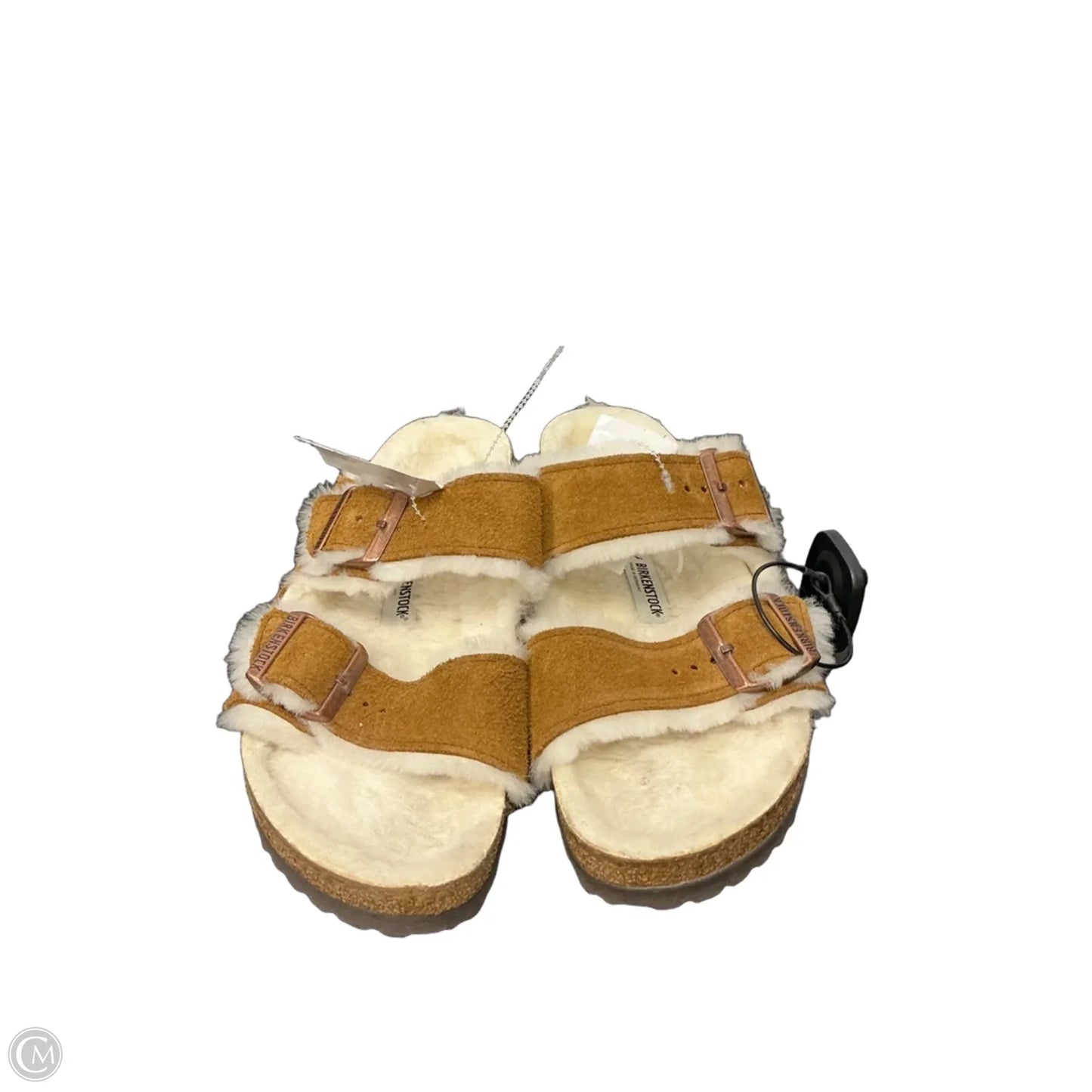 Sandals Flats By Birkenstock In Tan, Size: 9.5