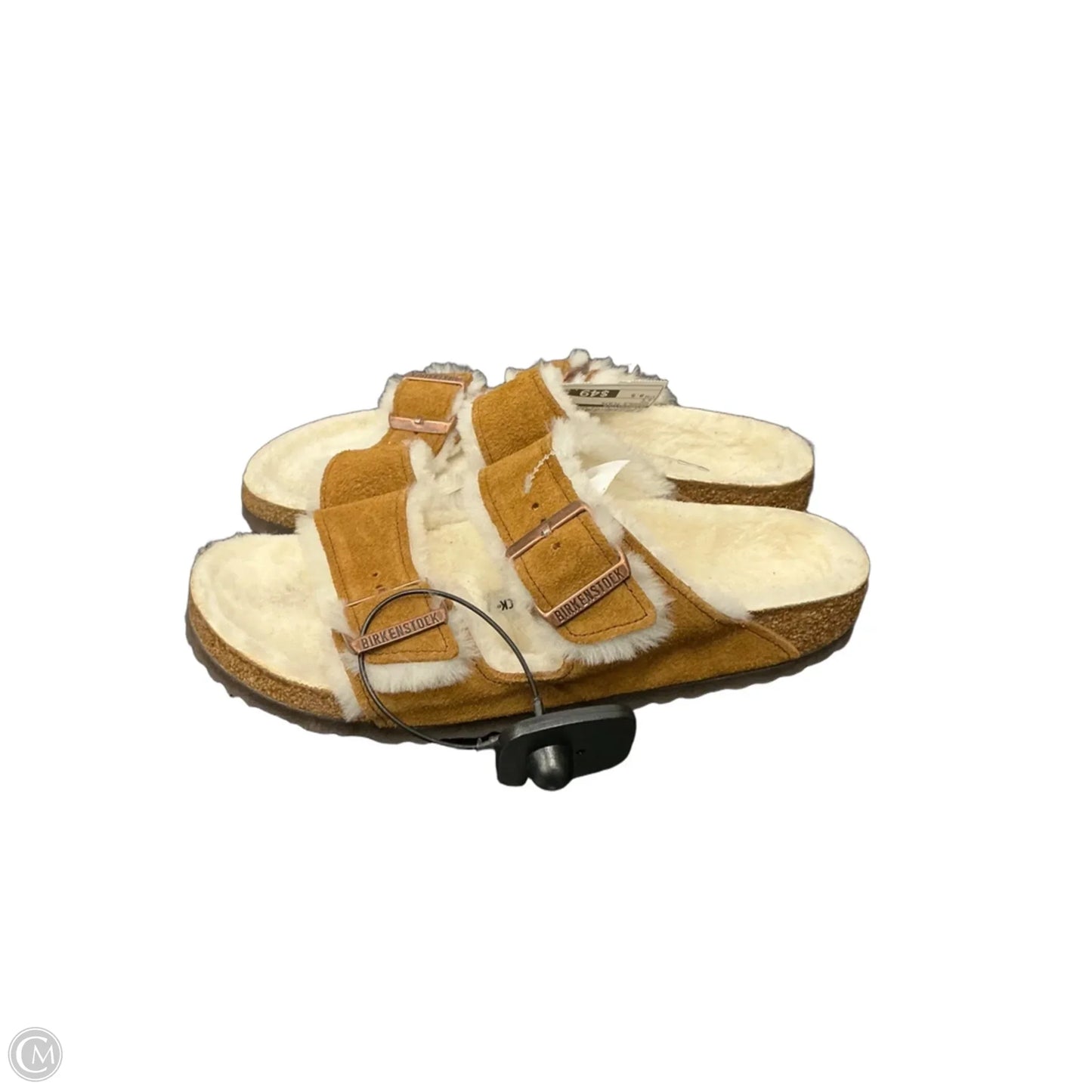 Sandals Flats By Birkenstock In Tan, Size: 9.5