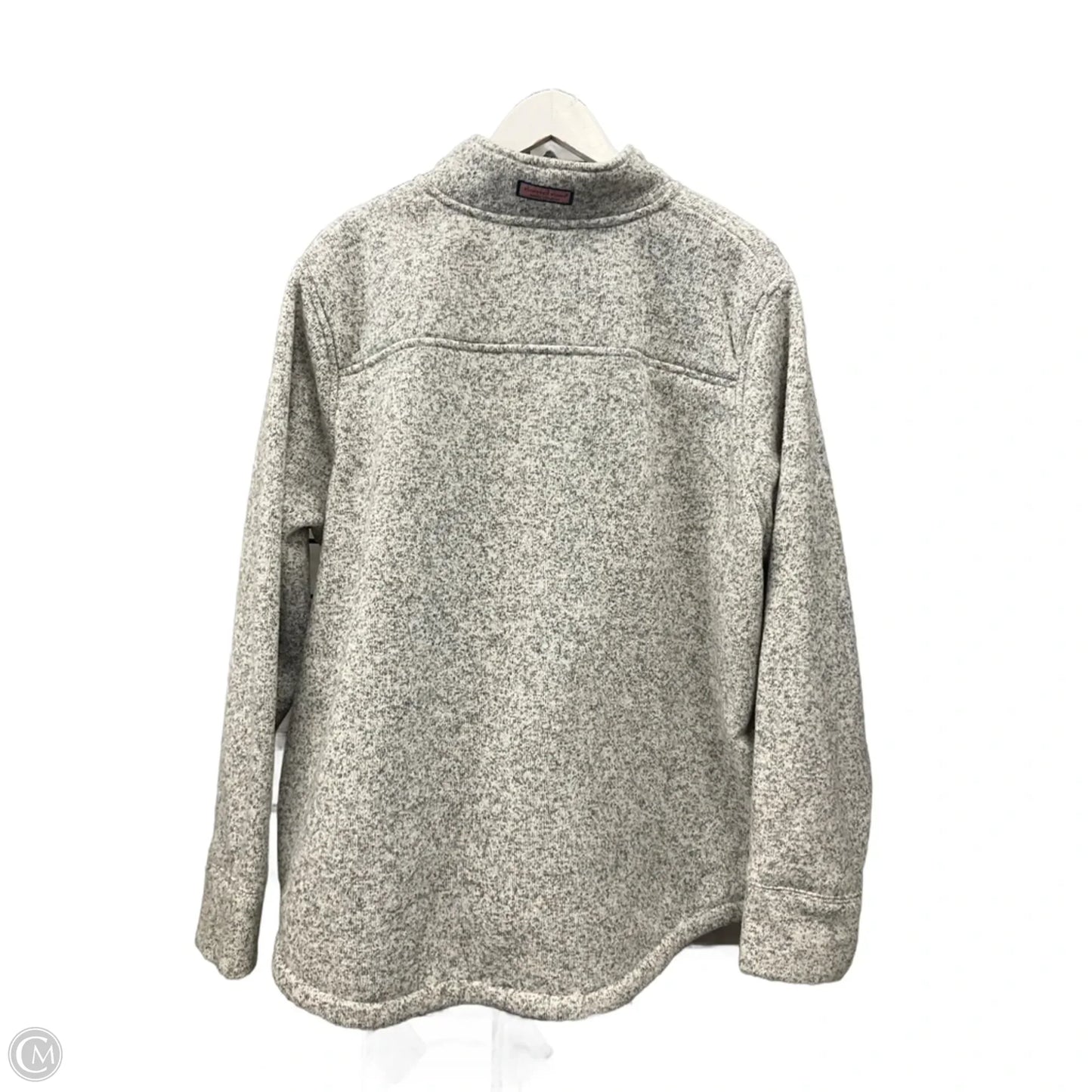 Athletic Sweatshirt Collar By Vineyard Vines In Grey, Size: 3x