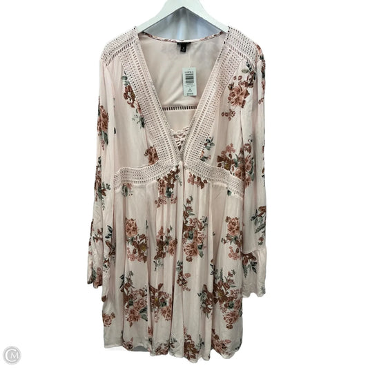 Dress Casual Midi By Torrid In Pink, Size: 3x