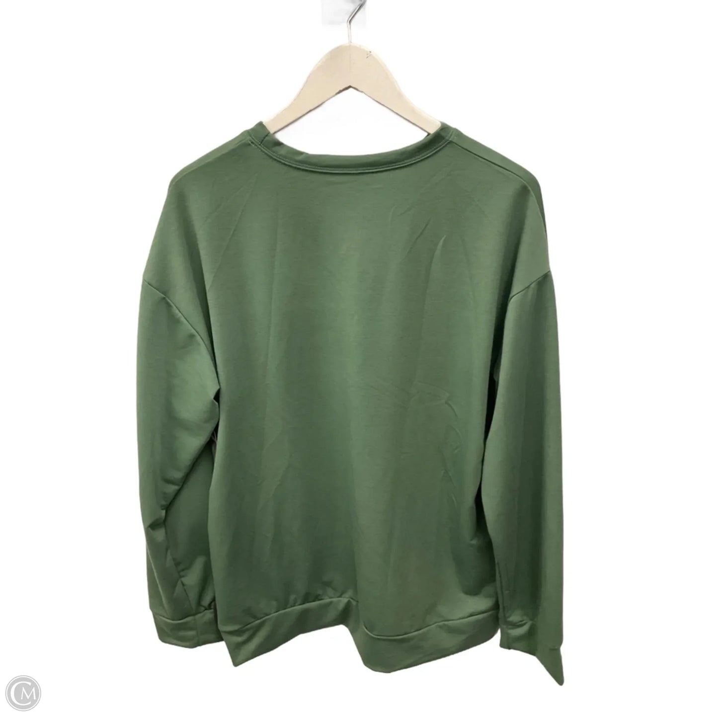 Top Long Sleeve By Clothes Mentor In Green, Size: L