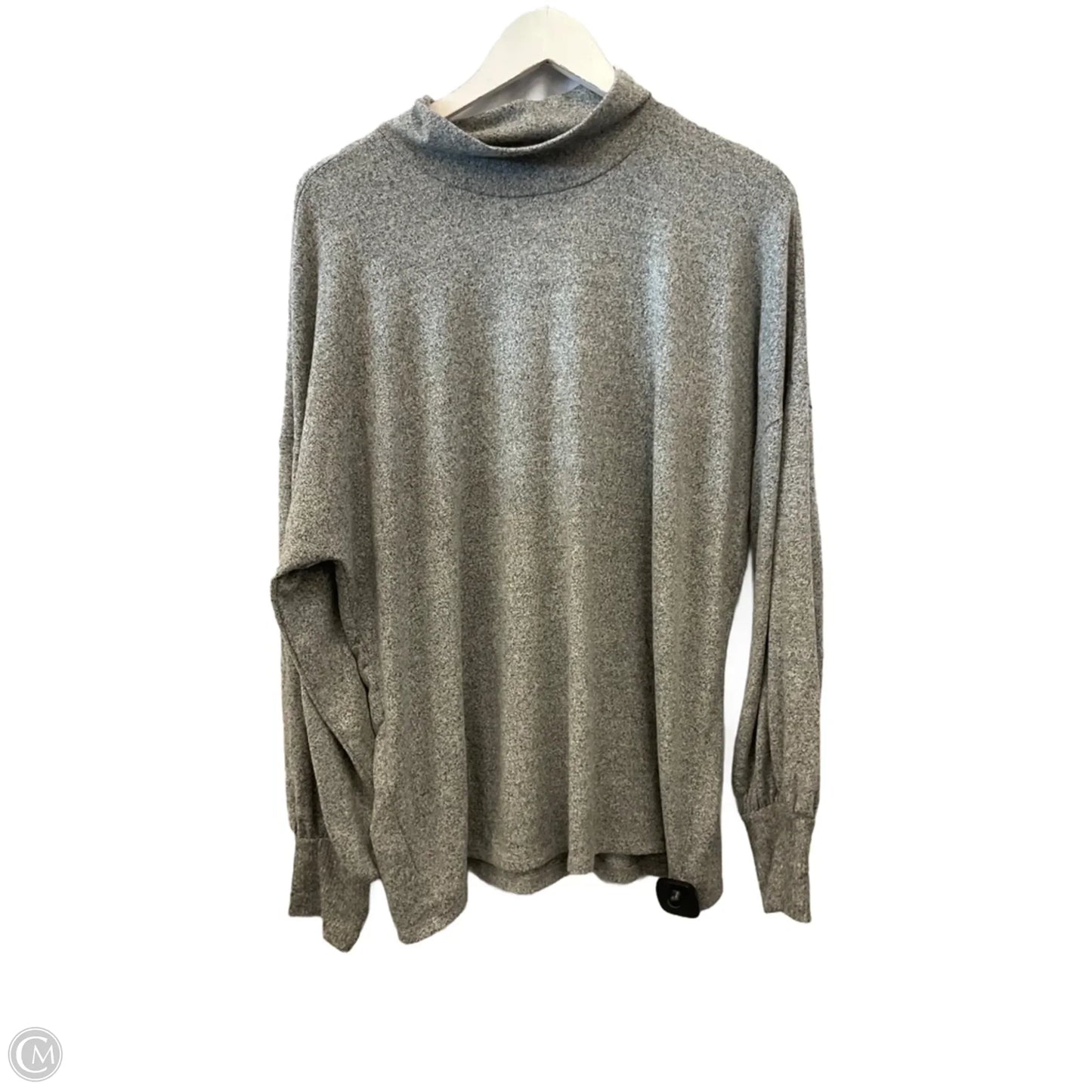 Top Long Sleeve By Maurices In Grey, Size: Xxl