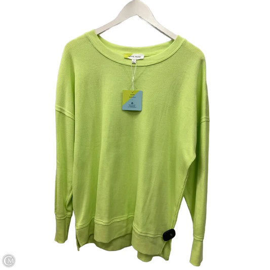 Sweatshirt Crewneck By Hippie Rose In Green, Size: L